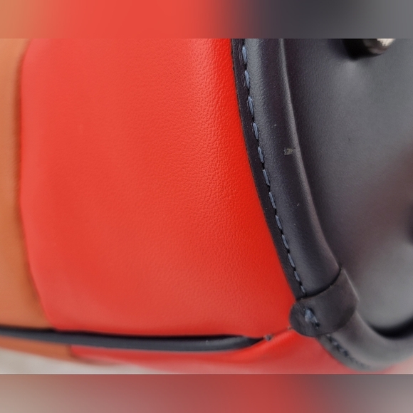 Coach 1941 Field Bucket Bag w/ Colorblock Quilting, EUC - Picture 5 of 12